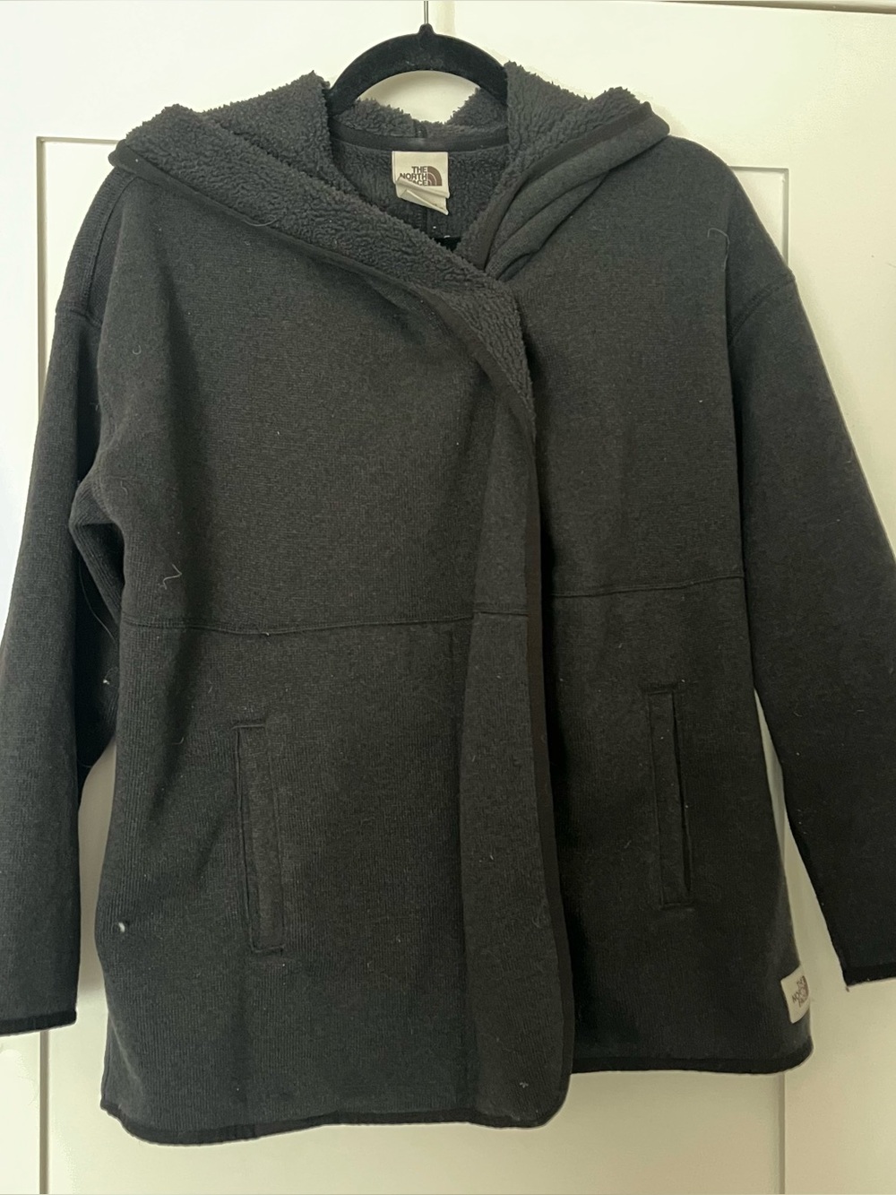 The North Face Black Hooded Fleece Jacket